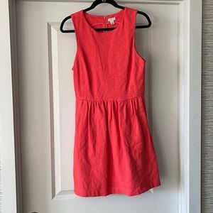 JCrew Salmon Pink Shift Dress